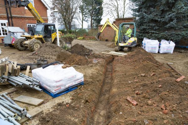 Drainage Ditch Digging in Westerville