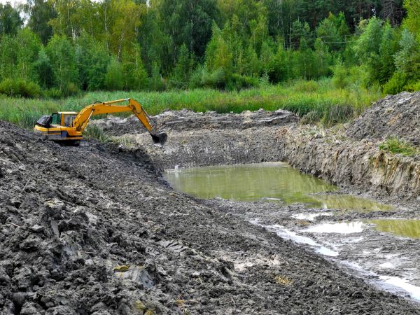 Fish Pond Digging in Westerville