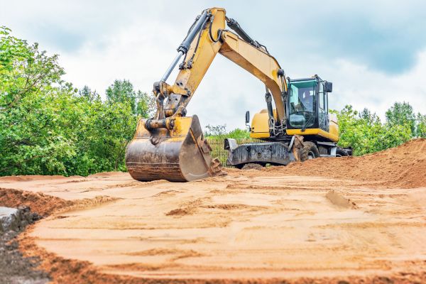 Grading Excavation in Westerville