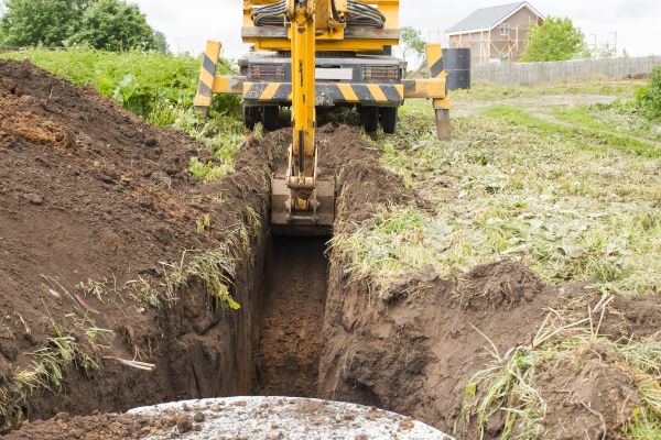 Drainage Trench Installation in Westerville