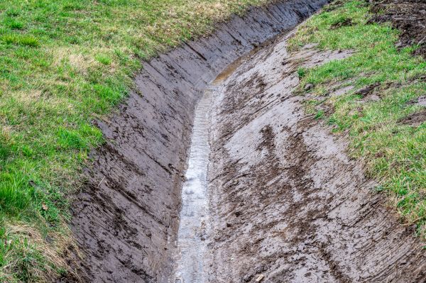 Drainage Ditch Excavation in Westerville