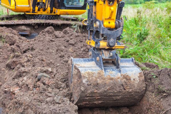 Swale Grading in Westerville
