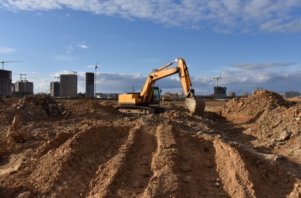Drainage Trench Excavation in Westerville