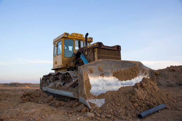 Bulldozer Land Grading in Westerville