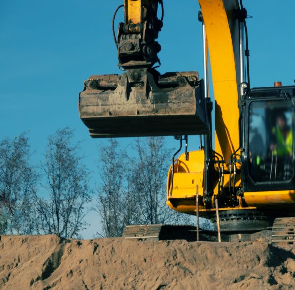 Slope Excavation in Westerville