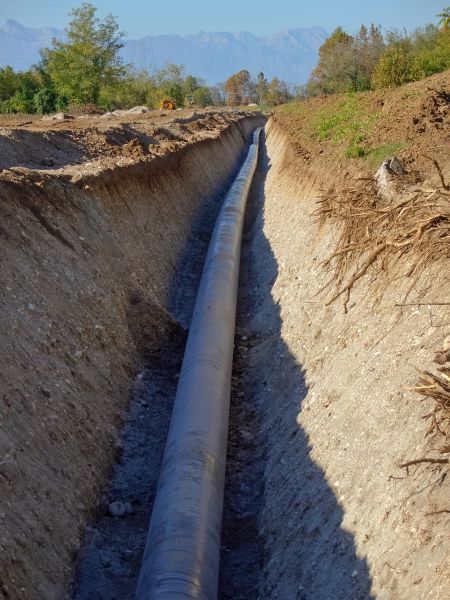 Gas Pipe Trenching in Westerville