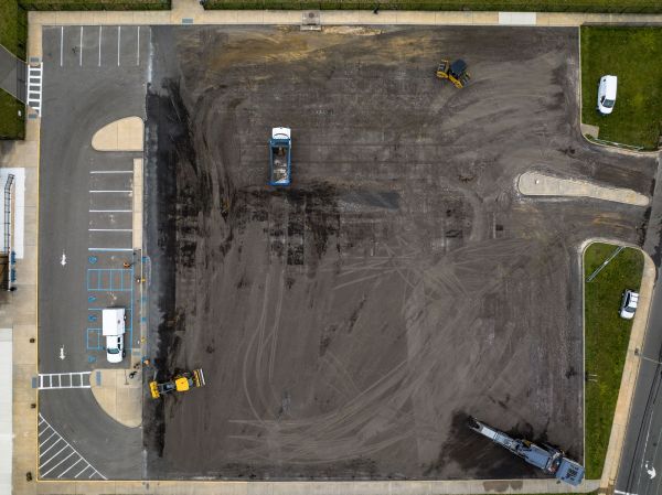Parking Lot Excavation in Westerville