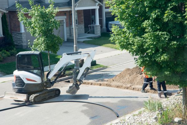 Electrical Line Trenching in Westerville