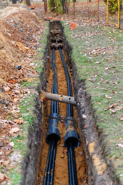Electrical Line Excavation in Westerville